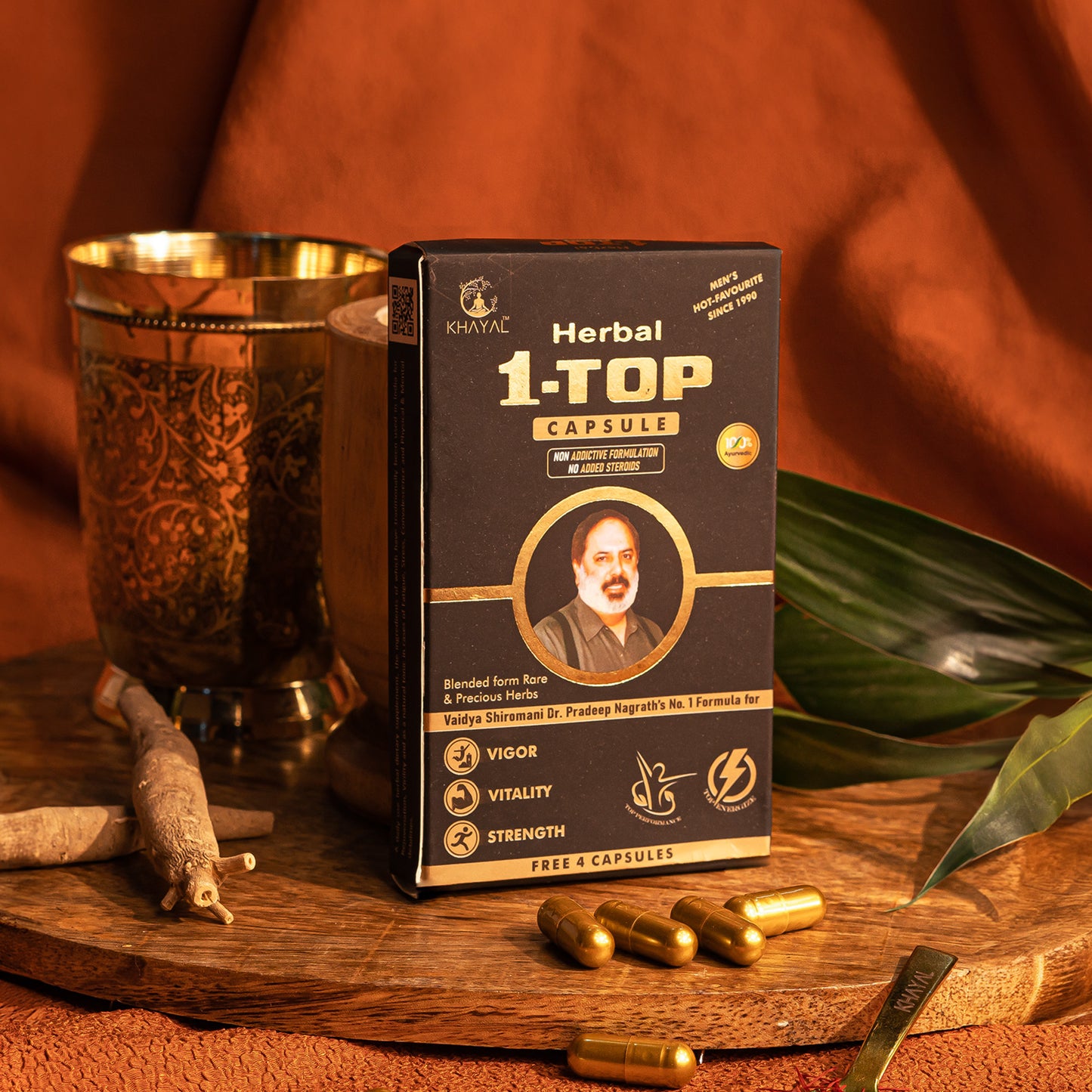 Khayal Herbal 1-Top Capsule | Non-Addictive Ayurvedic Formula