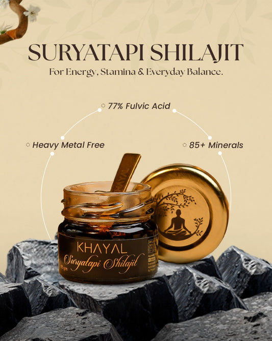 Suryatapi Shilajit | 100% Pure Himalayan Resin | For Men and Women