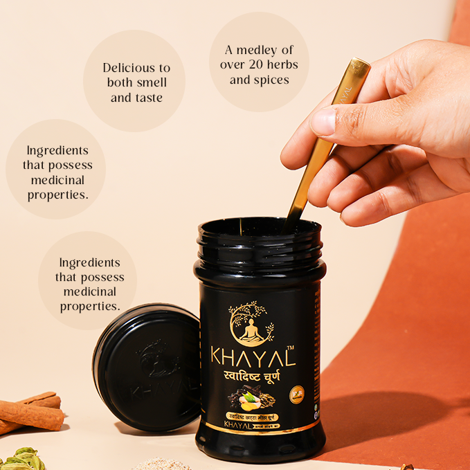 Khayal Swadisht Churan | For peak gut health | 100% Natural ingredients